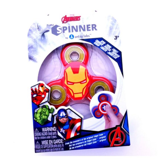 Zuru Fidget Spinner Marvel Avengers Iron Man - NEW - 3+ - Picture 1 of 4